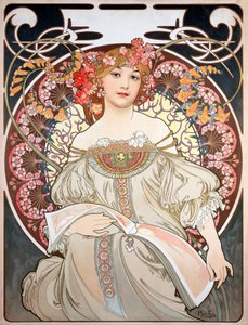 Poster por Alphonse Mucha